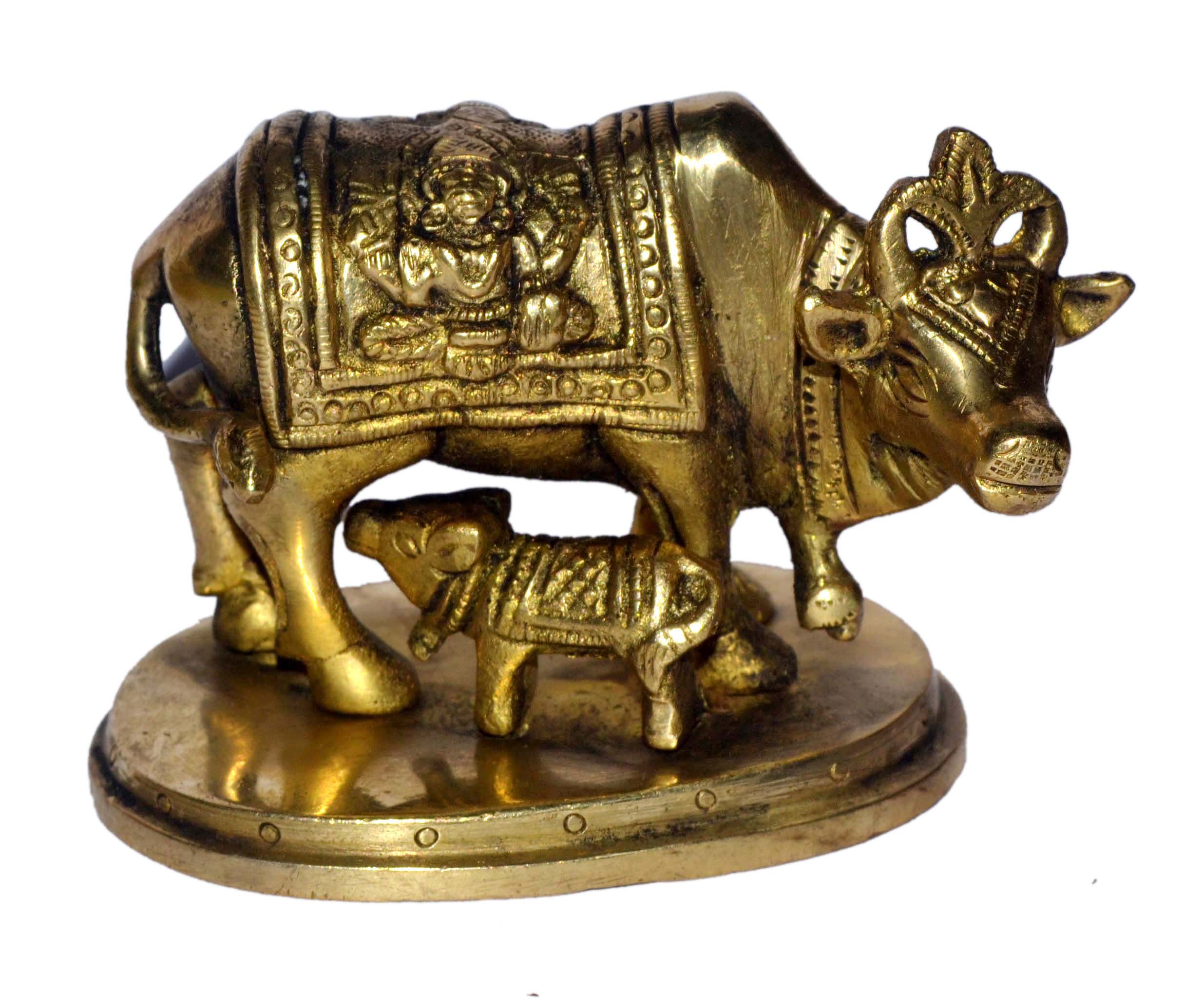 Cow In Brass