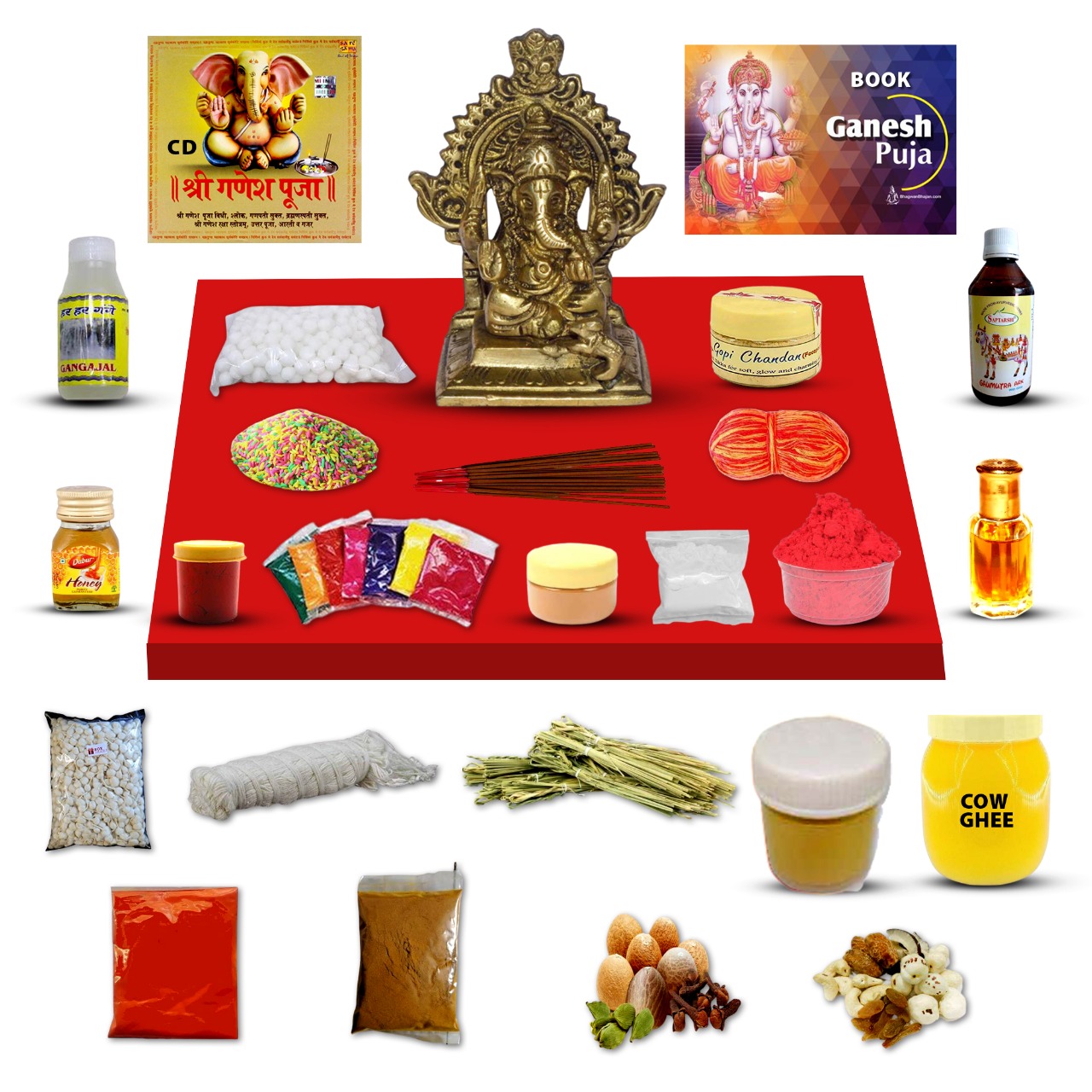 Ganesha Puja Kit - Delivery outside India