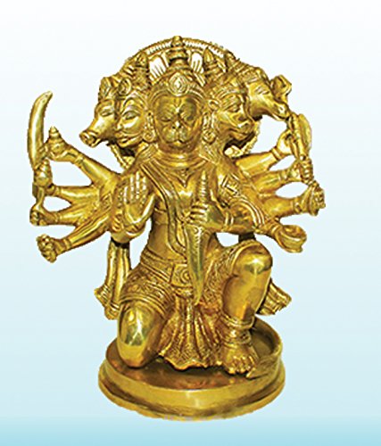 Panchmukhi Hanuman Idol In Brass