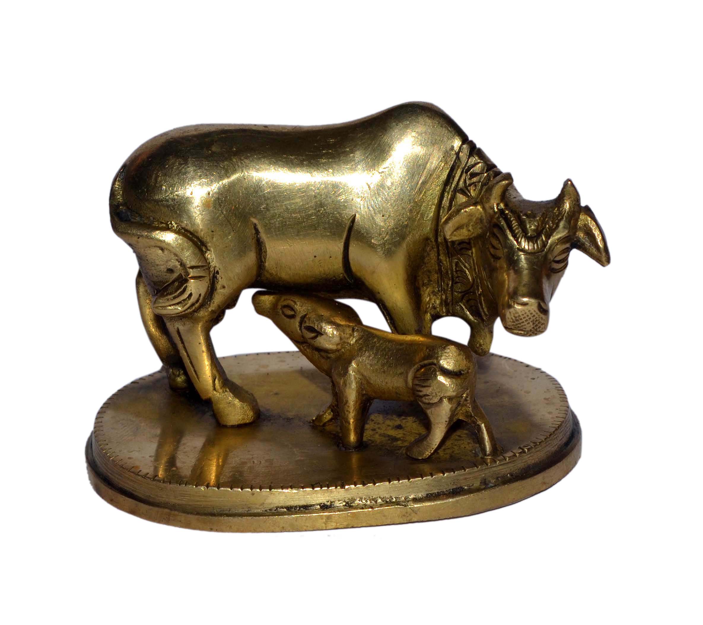 Cow In Brass