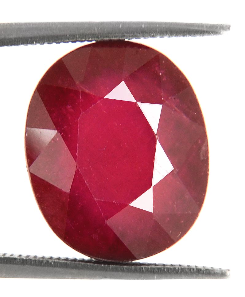 Natural Indian Ruby 6-7 Carats Oval