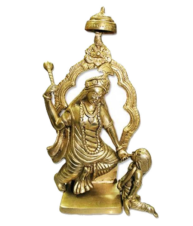 BaglaMukhi Idol In Brass- Big