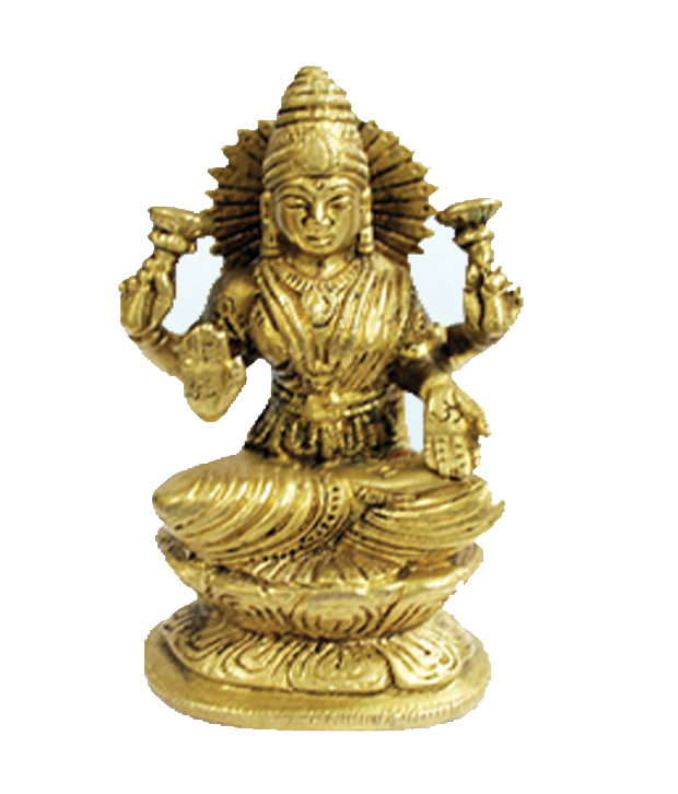 Goddess Laxmi Idol In Brass