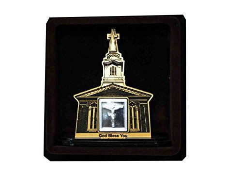 Jesus God Wooden Frame With Pure Silver Coin Of 7 Grams