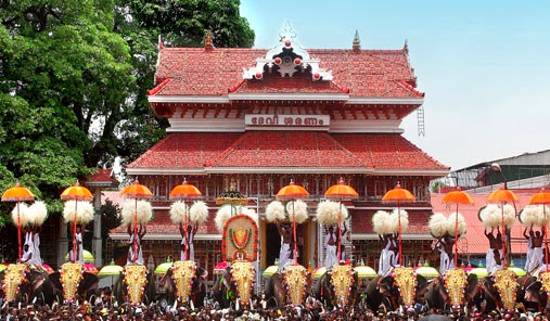 Paramekkavu Bhagavathy Devi Temple Thrissur Kerala