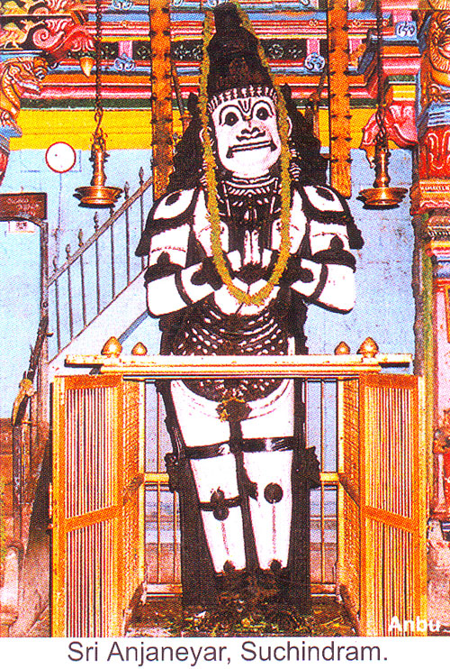 Suchindram Anjaneyar Hanuman Temple-Suchindram